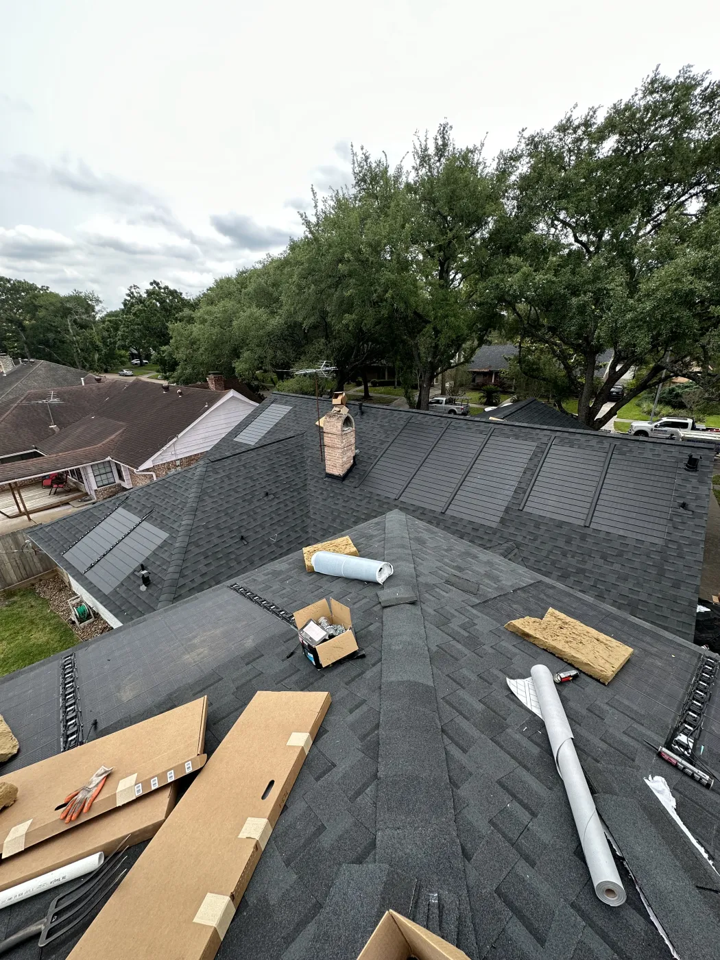 GAF TIMBERLINE SOLAR ROOF INSTALLATION PROFESSIONAL BRINKMANN HOUSTON TX