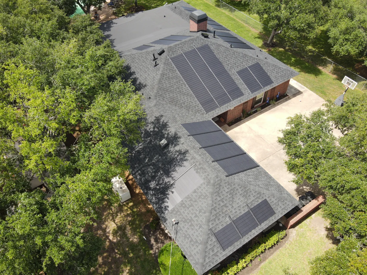 GAF Timberline solar energy shingles hdz charcoal with attic breeze windstorm approved best roofer in houston tx
